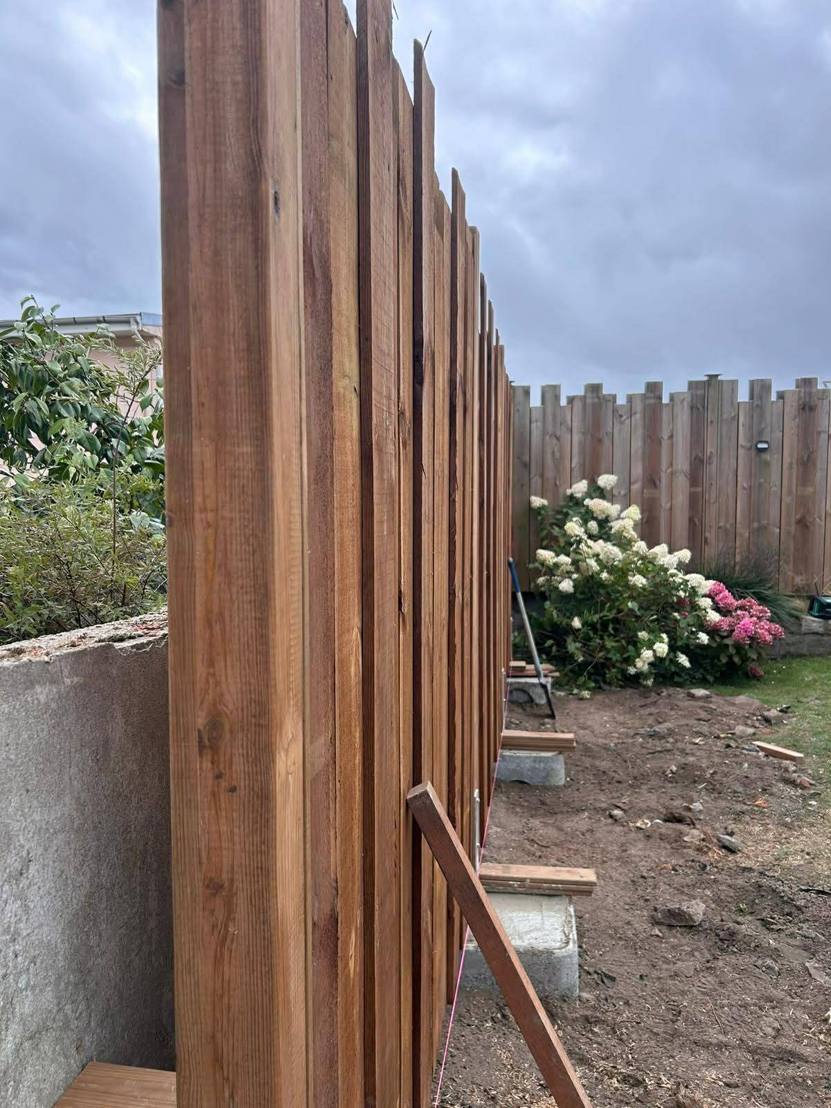 Pose d'un brise vue sur mesure au Havre