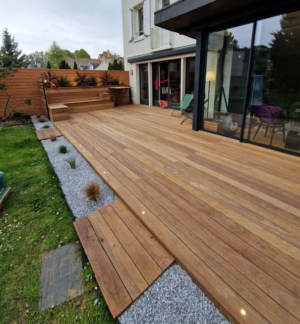 Terrasse en bois sur mesure près de Etretat